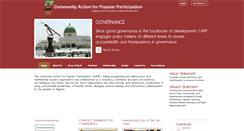Desktop Screenshot of cappnigeria.org